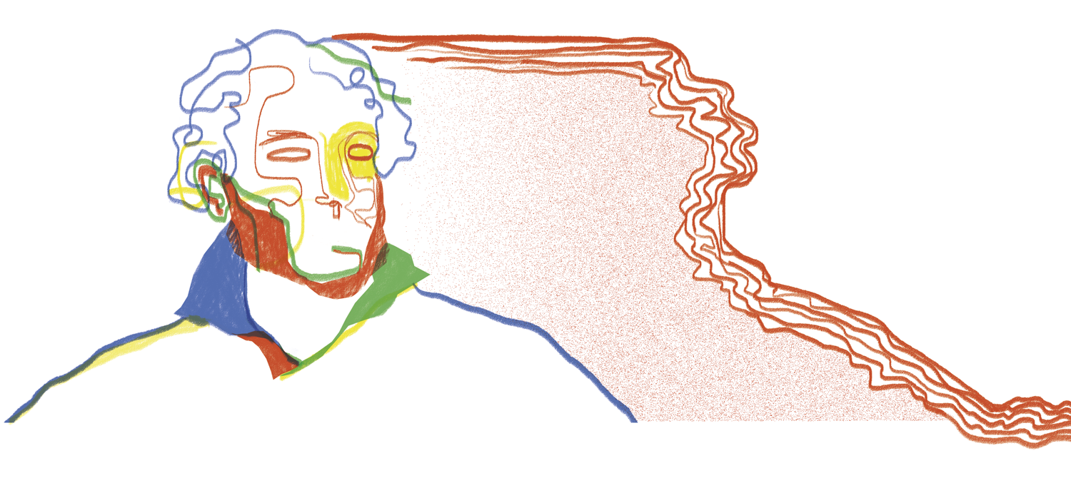 Ilustração Púchkin RubensFigueiredo LauraMorgado