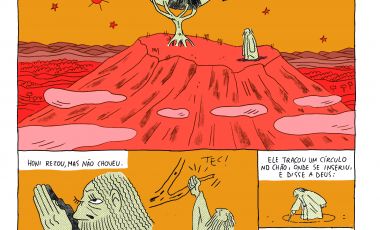 Ilustração de História em quadrinhos de junho: 