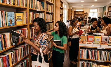 Ilustração de Mulheres pretas e pardas: 30% do total de consumidores de livros