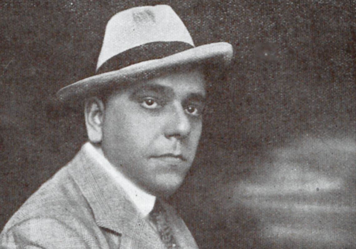 João do Rio, em fotografia publicada na revista Bahia Illustrada, em 1921