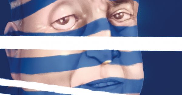 Ilustração de O ilusionista com a lanterna na mão